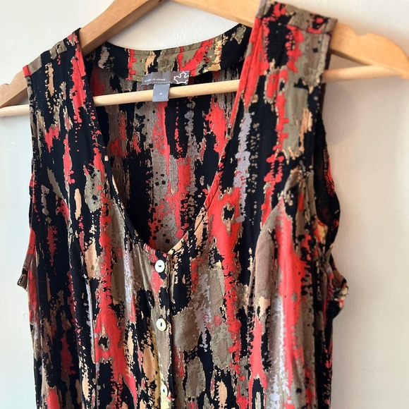 Sears Vintage Multicolour Dress Button Up M GUC - Picture 9 of 15